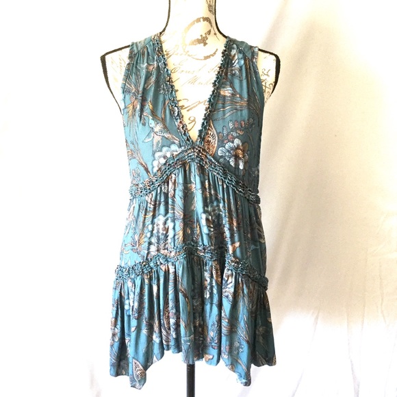 Free People Tops - Free People | Floral Dress Tunic Size Small